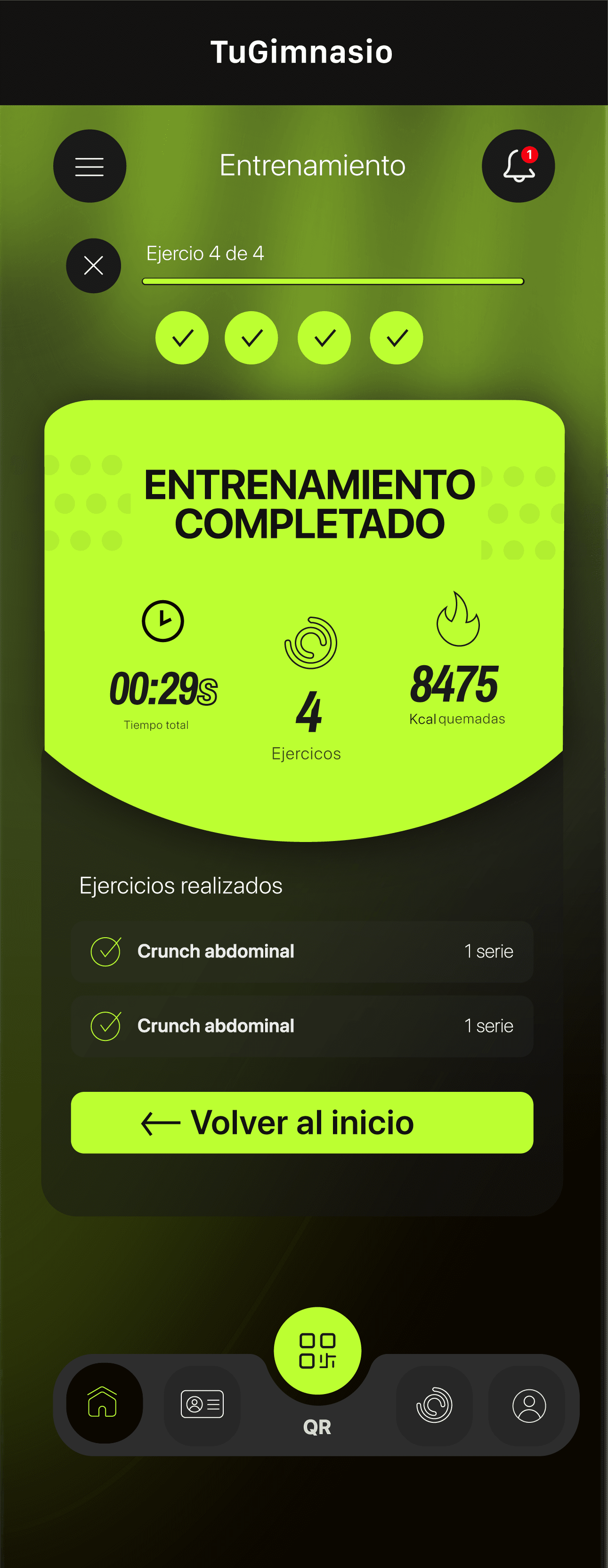 Motor de entrenamiento